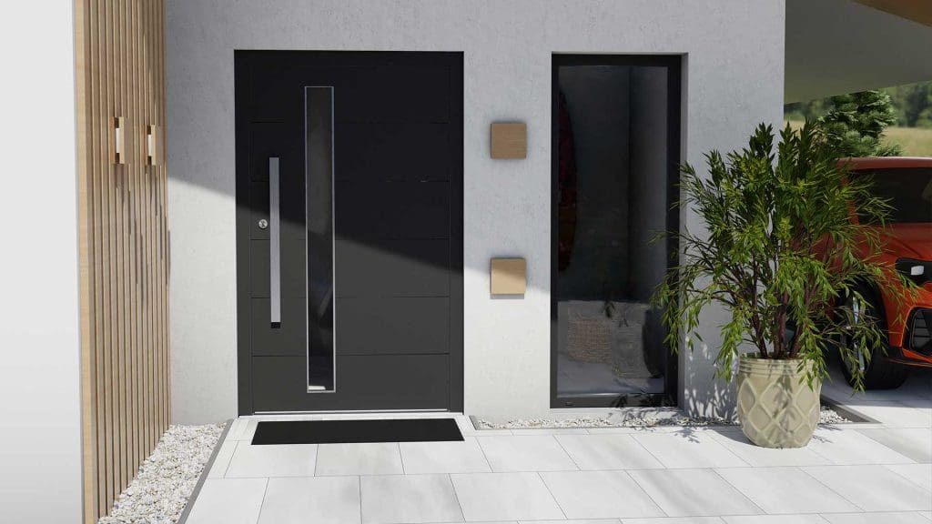 GEALAN S 9000 entrance door